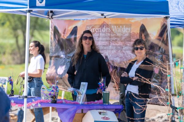 _A745287 People at German Shepherd dog breeder's promotional event
