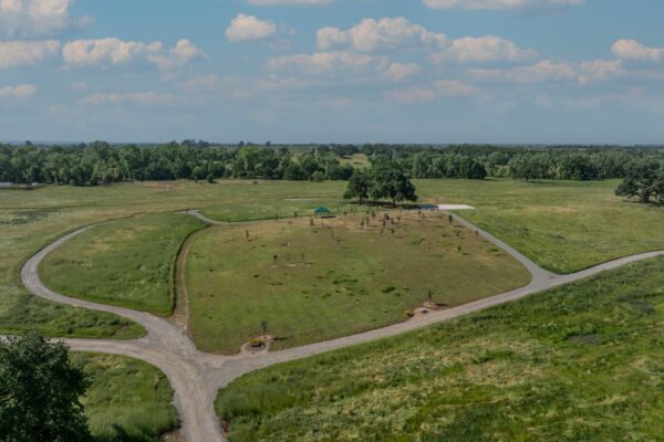 DJI_0820 copy Aerial view of winding paths through green rural landscape